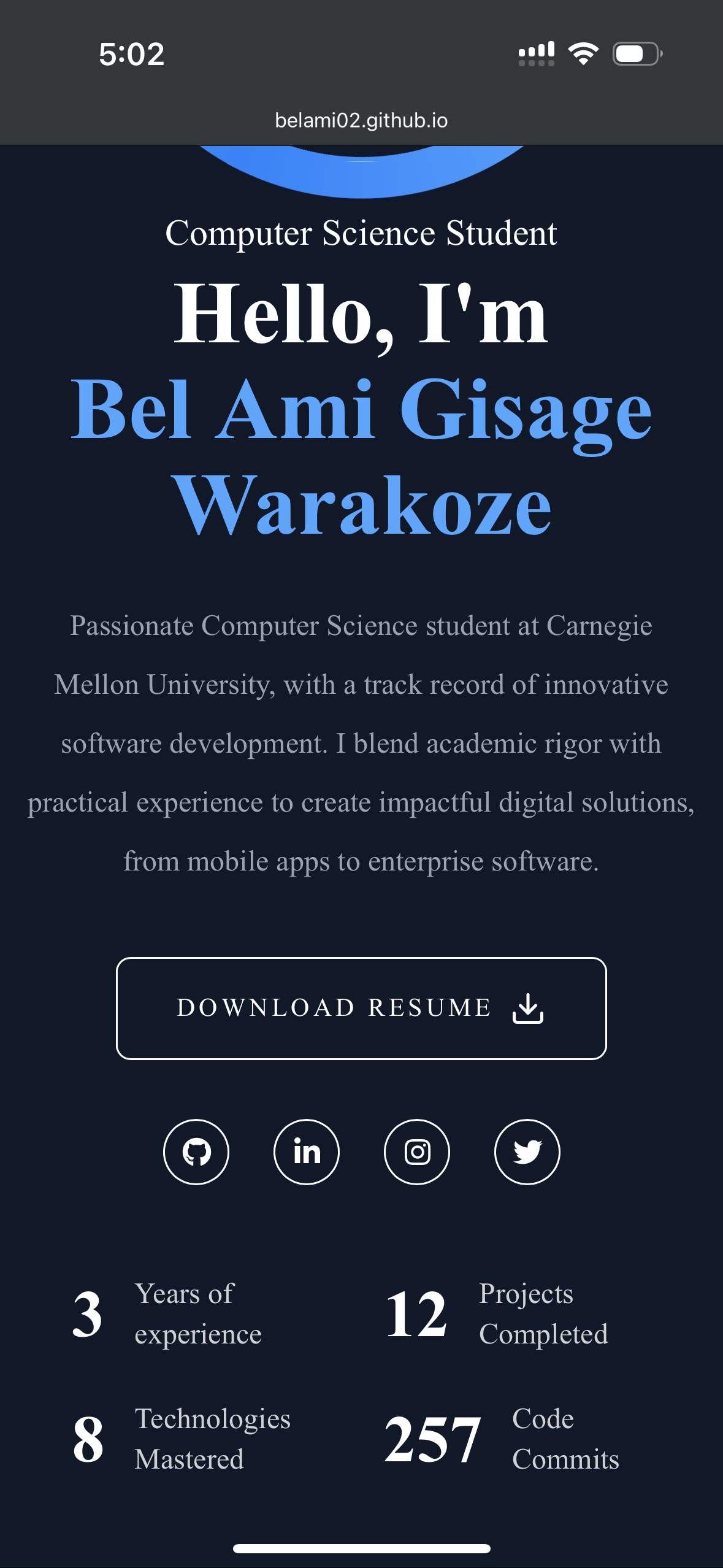 Portfolio Website